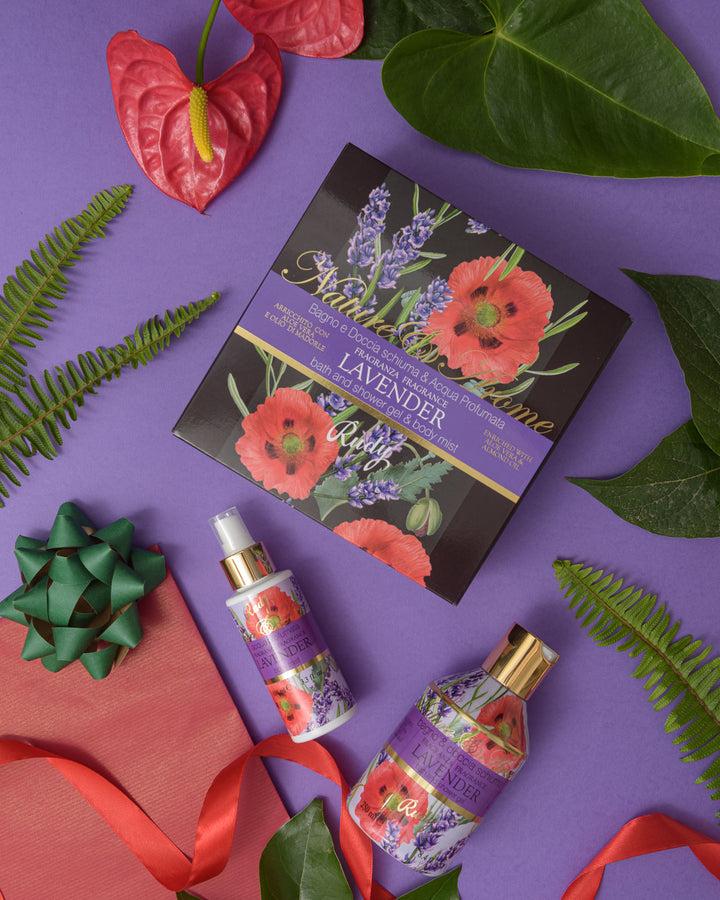 Rudy Profumi Pochette con Bagno & Doccia Schiuma Crema Corpo Acqua Profumata 100 mLNature&AromeLinea Lavender Limitato a 3 giorni