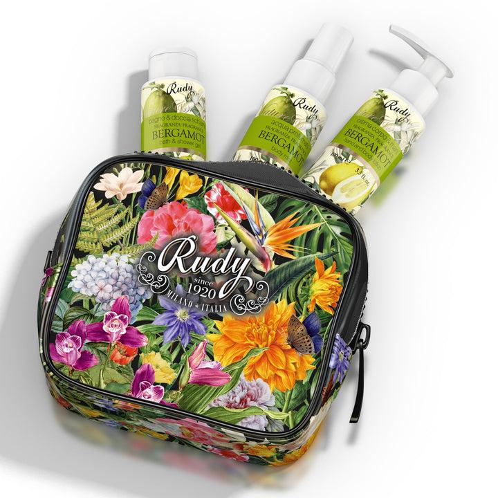 Rudy Profumi Pochette con Bagno & Doccia Schiuma Crema Corpo Acqua Profumata 100 mLNature&AromeLinea Bergamot Esporta salva