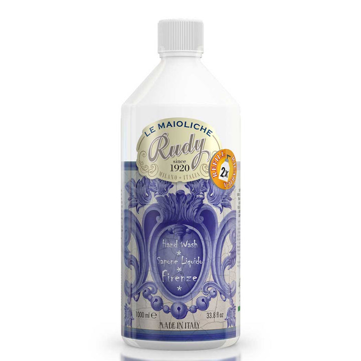 Rudy Profumi Ricarica sapone liquido mani da 1000 mLfiori bianchi e legni preziosiLinea Firenze Latest fashion