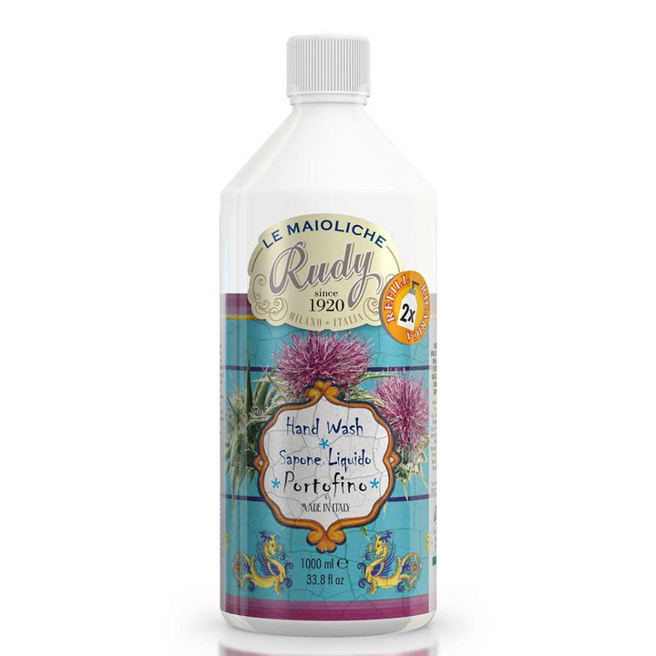 Rudy Profumi Ricarica sapone liquido mani da 1000 mLneroli e gardeniaLinea Portofino Offerta temporanea