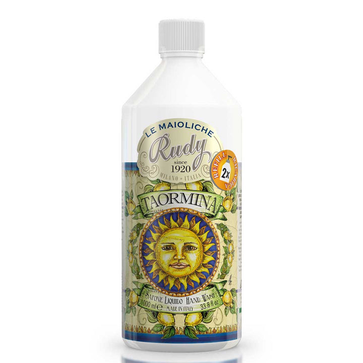 Rudy Profumi Ricarica sapone liquido mani da 1000 mLPera e vanigliaLinea Taormina Lightning offer